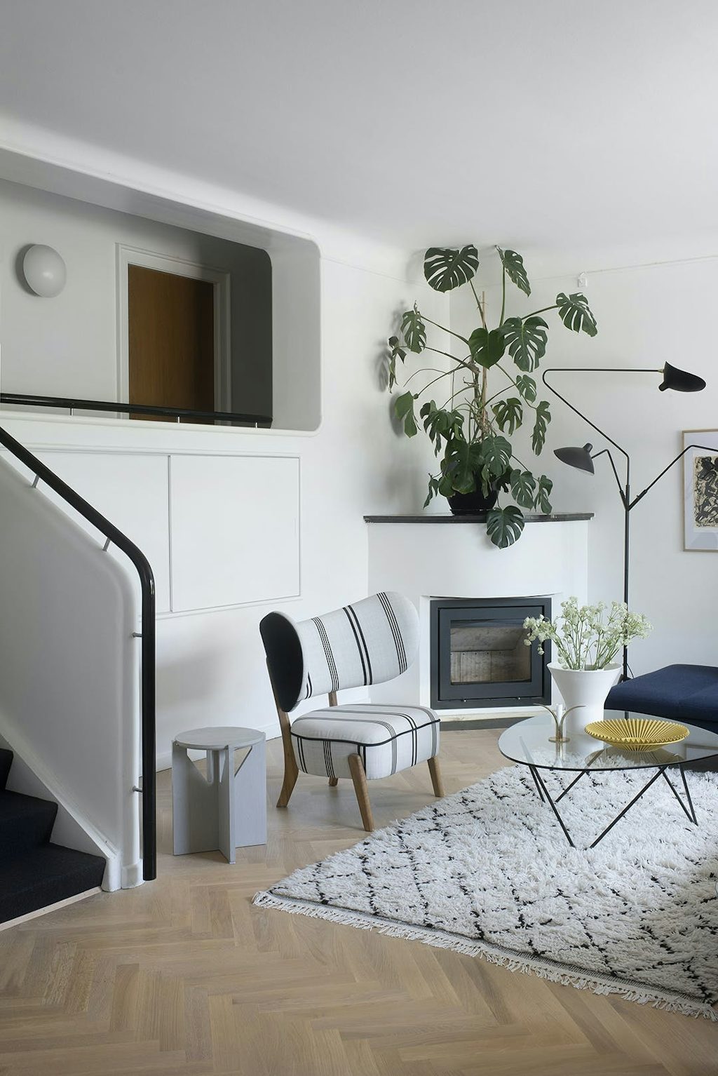 Funkishus med flotte planter Funkishus med flotte planter