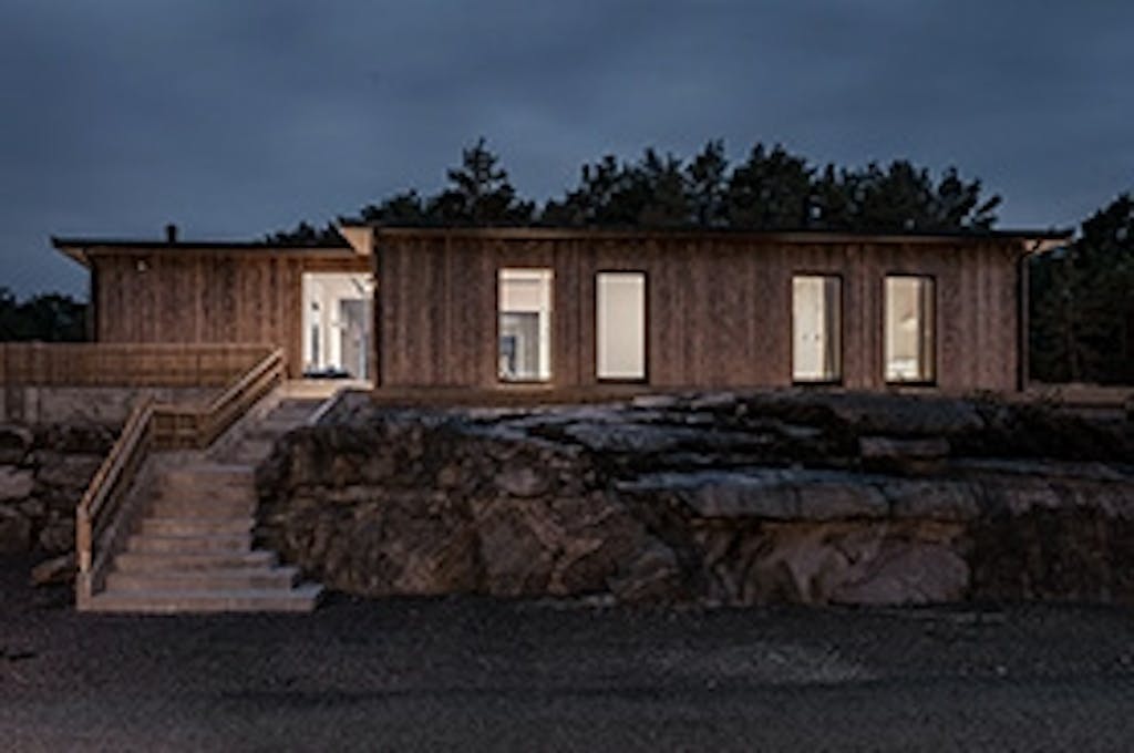 Sommerhuset når mørket falder på Sommerhuset når mørket falder på