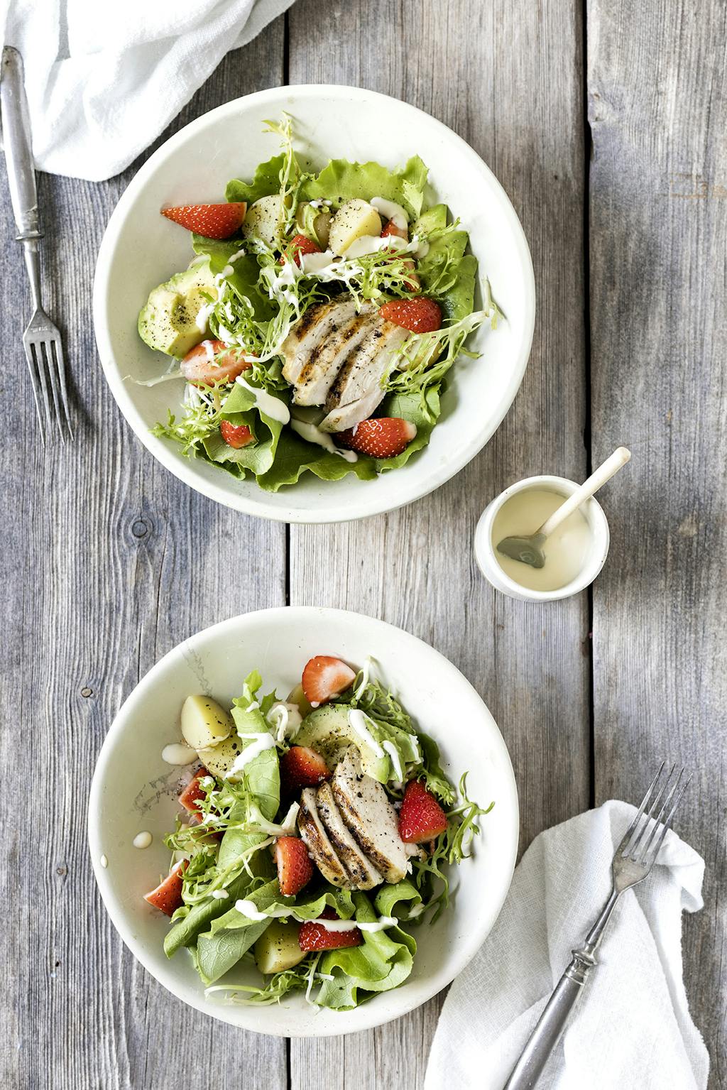 Kyllingesalat med kartofler