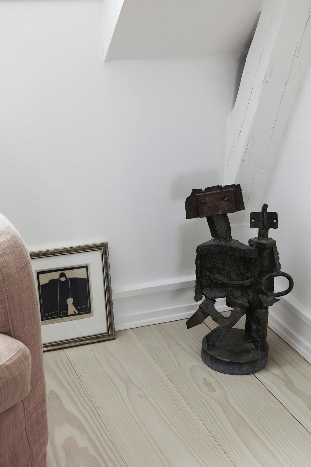 Kunst i rækkehuset i Hellerup