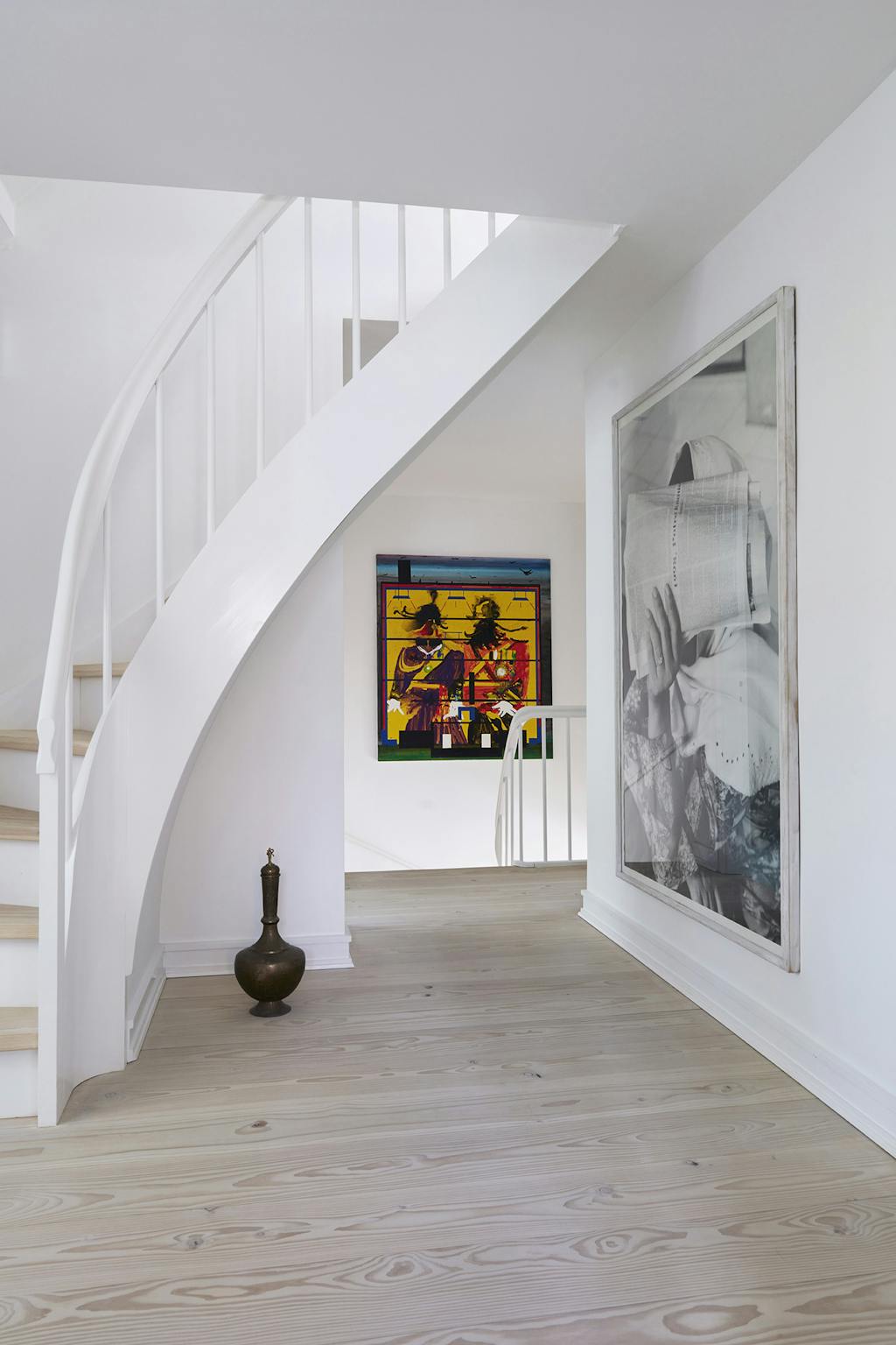 Kunstværker på førstesalen