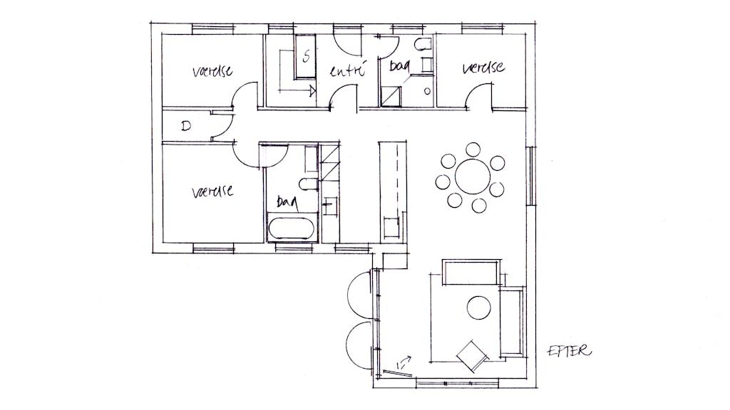 Bedre flow i huset - efter