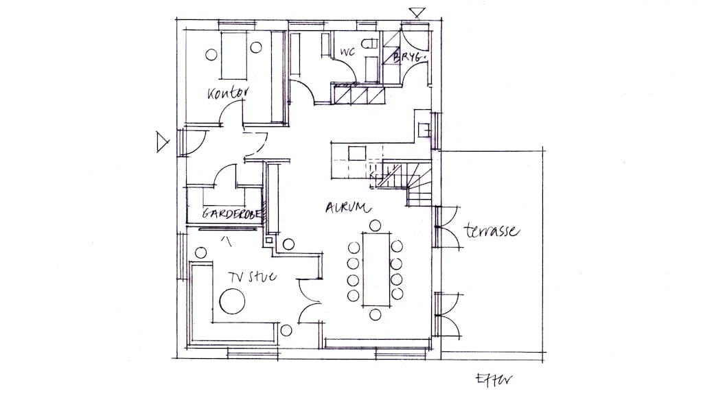 Indretningsekspertens forslag til en ny stueplan