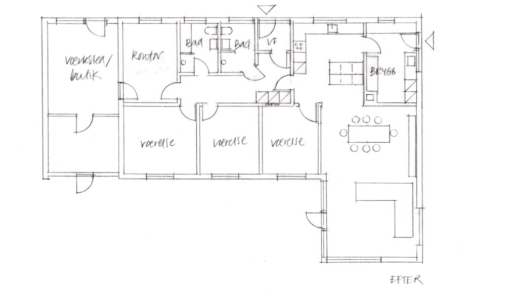Forslag til plantegning