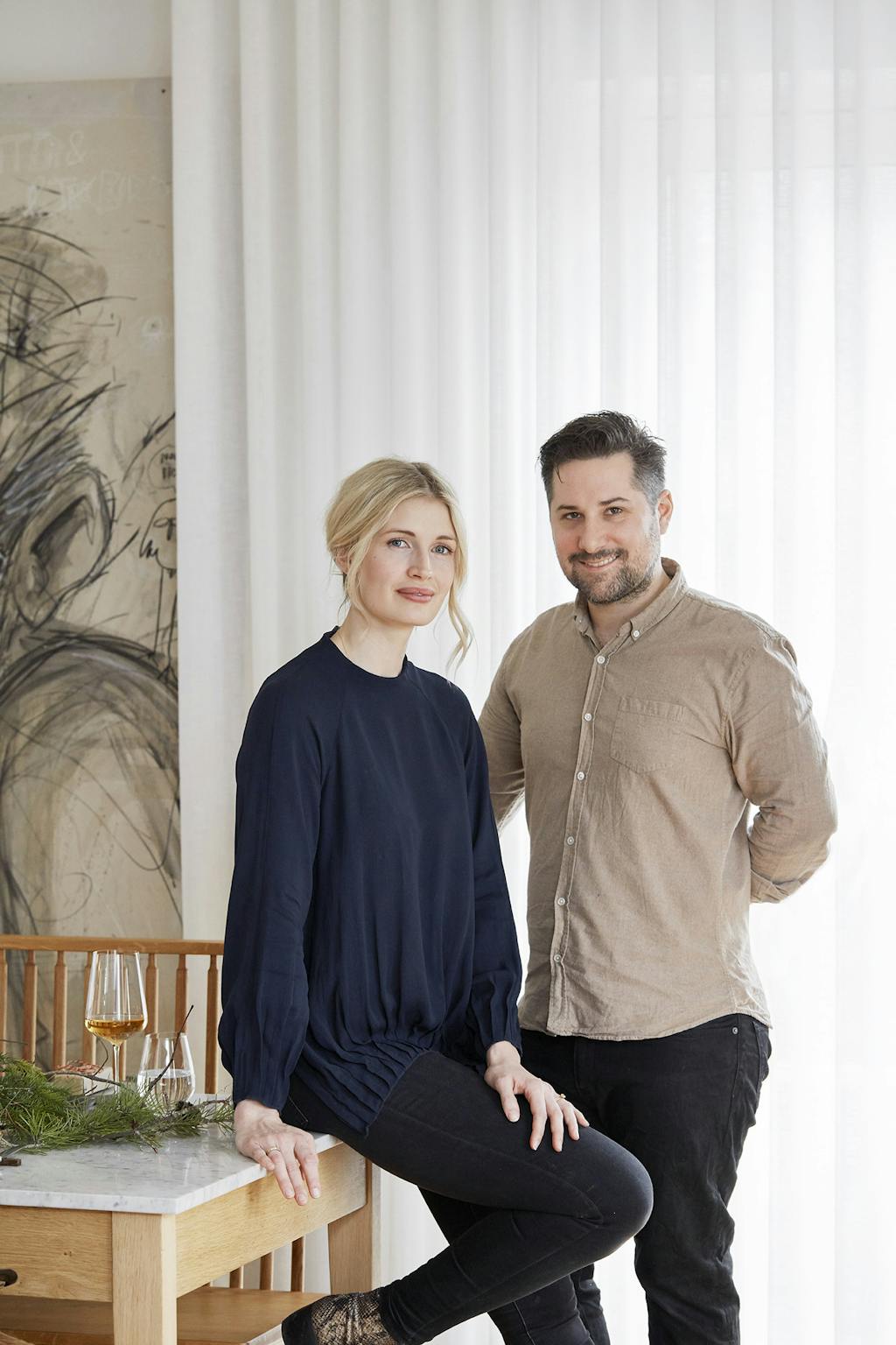 Camilla Hansen og Nick Curtin