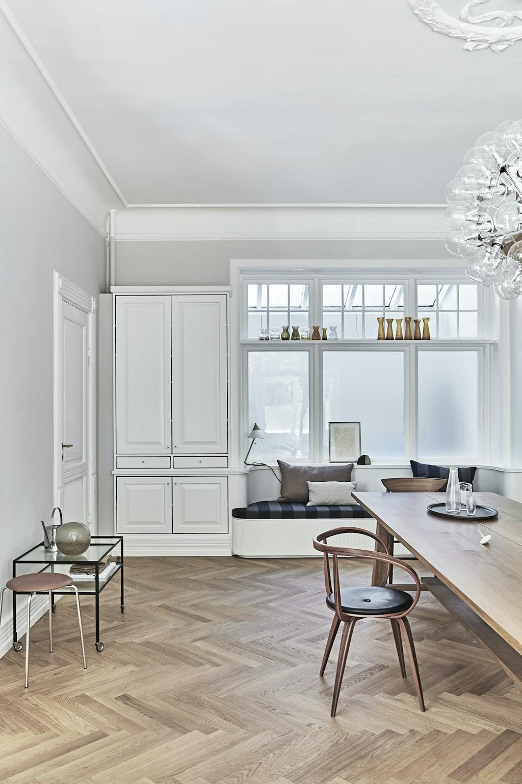 keuken en eetkamer grijze keuken