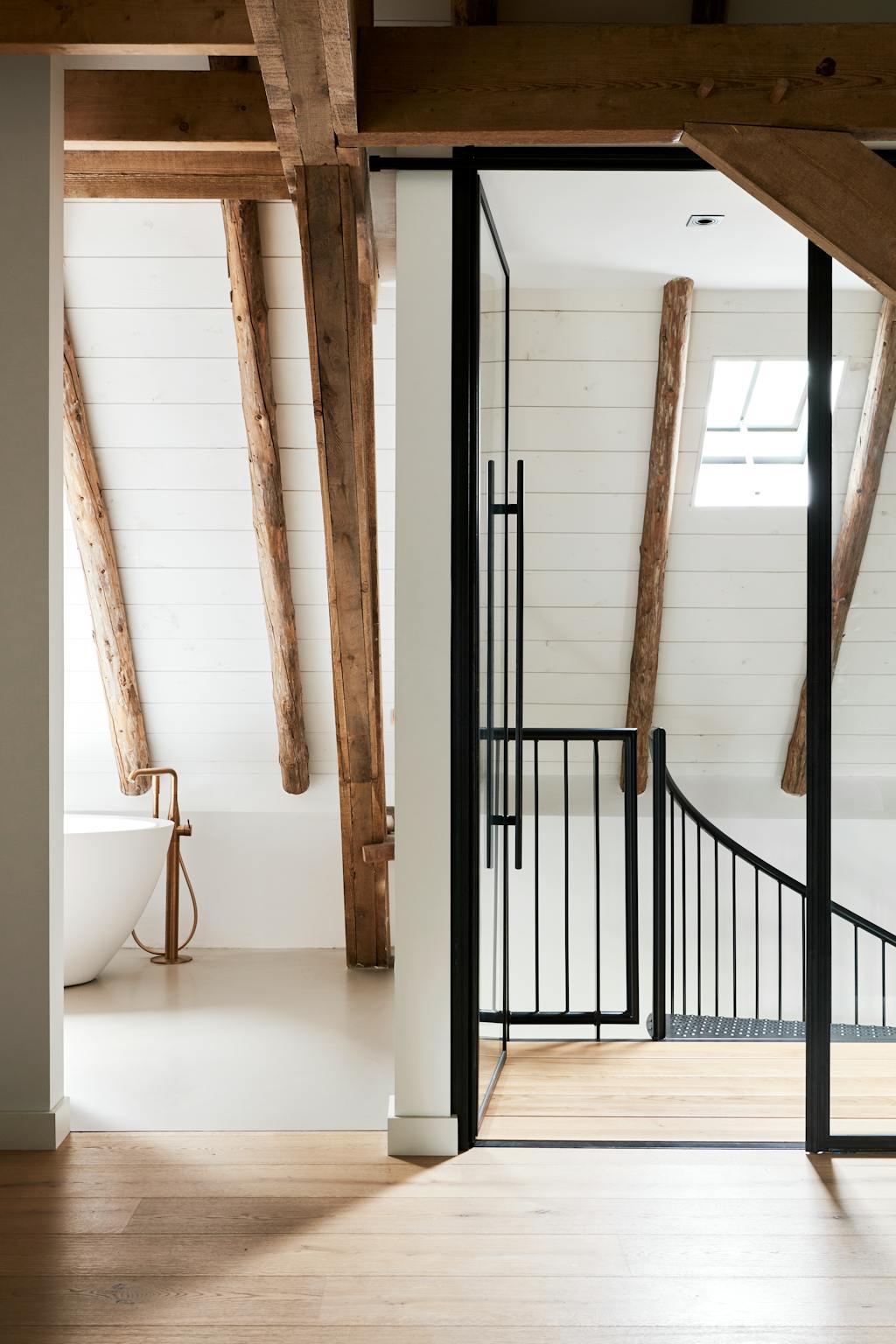 Oude balken Trap Oude balken Trap