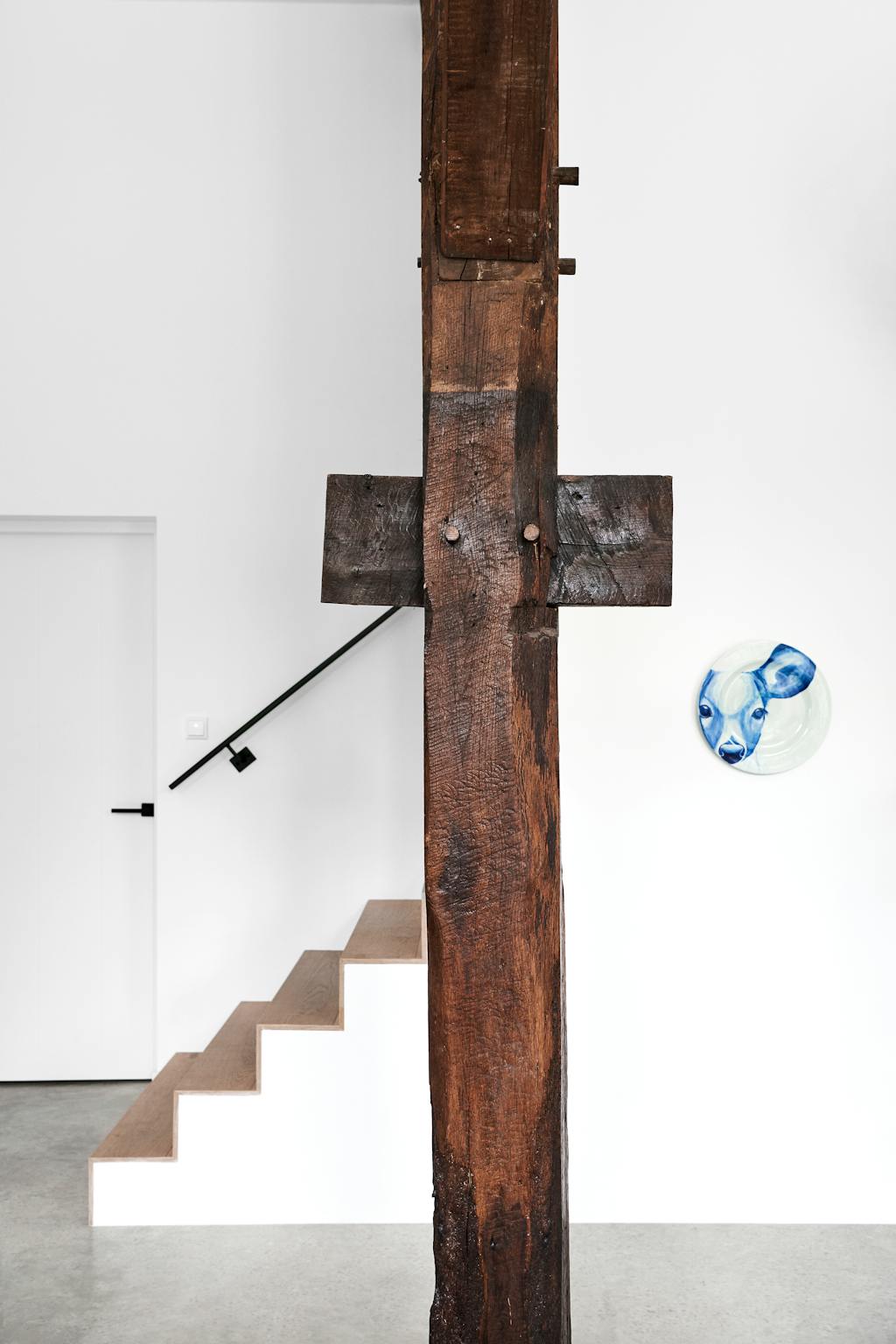 Oude gebinten trap Oude gebinten trap