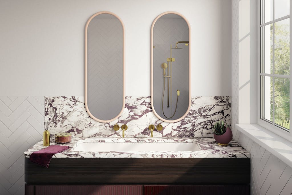 Elegante spiegel badkamer spiegel