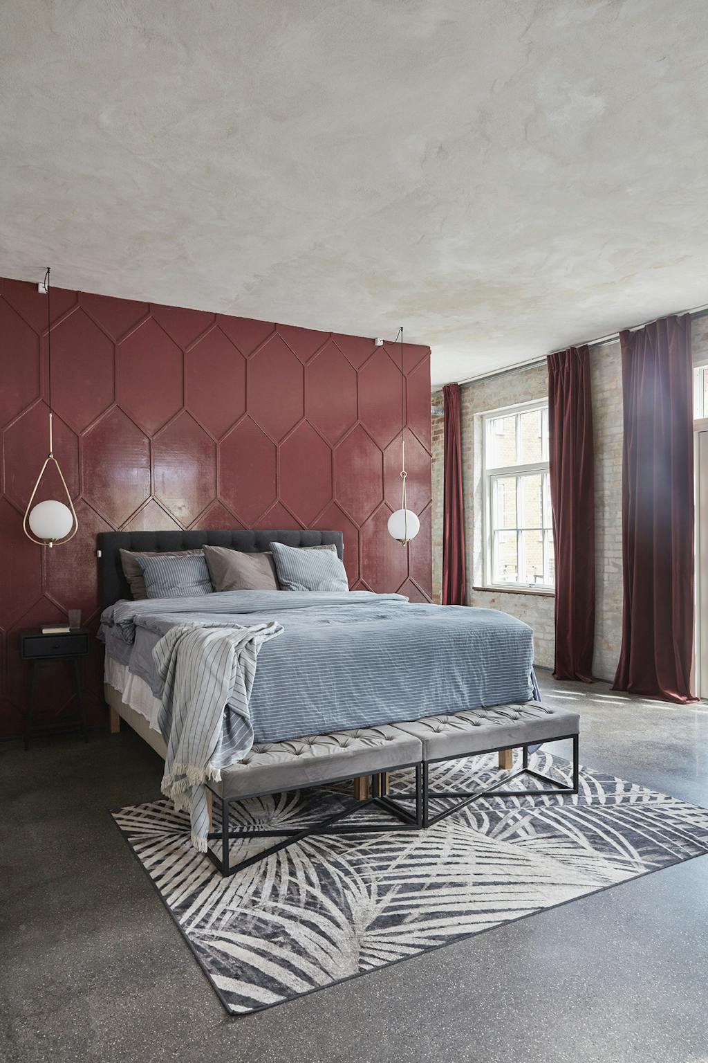 Sengen i soveværelset