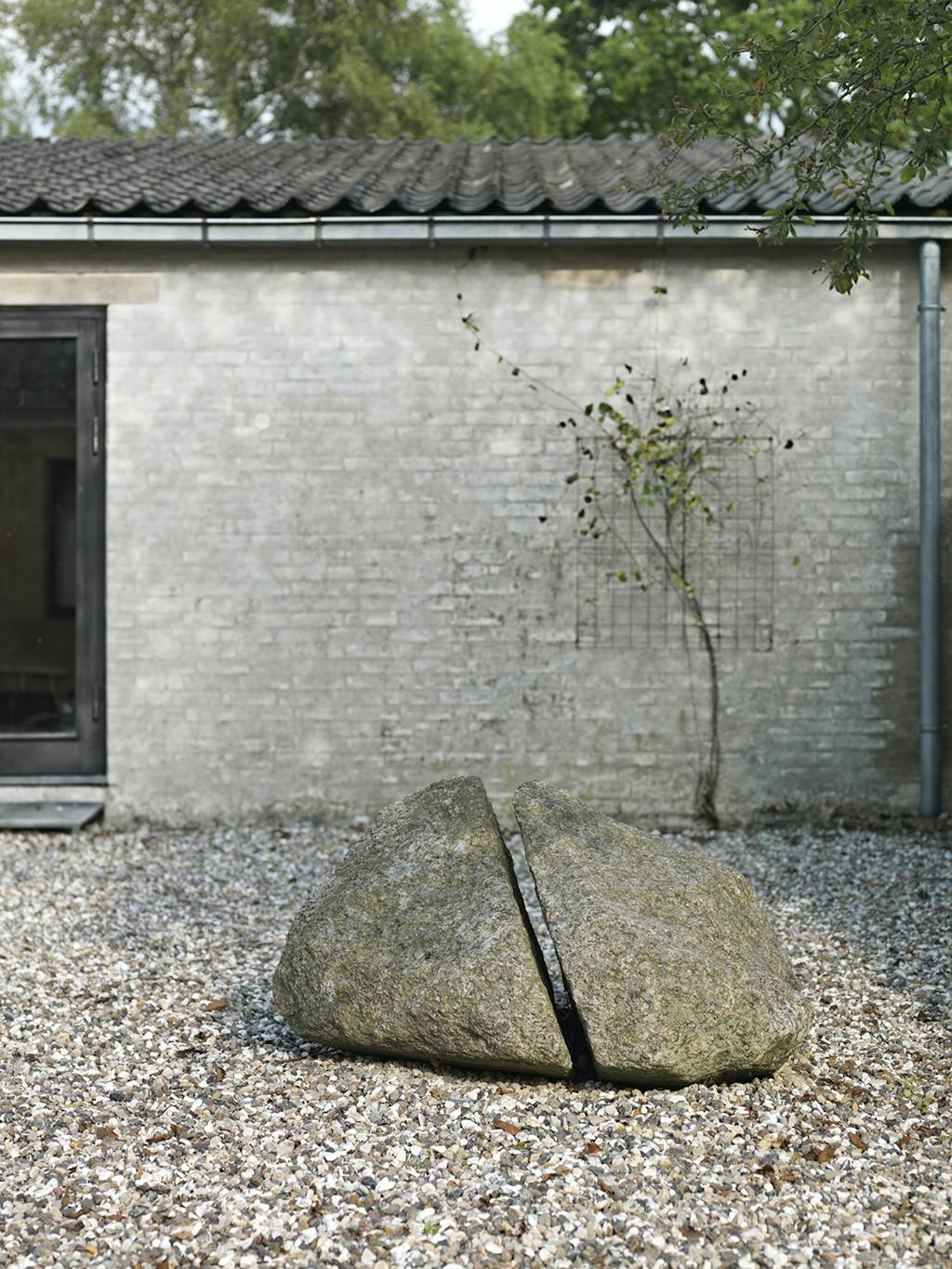 De gevel van het huisje van Børge Mogensen De gevel van het huisje van Børge Mogensen