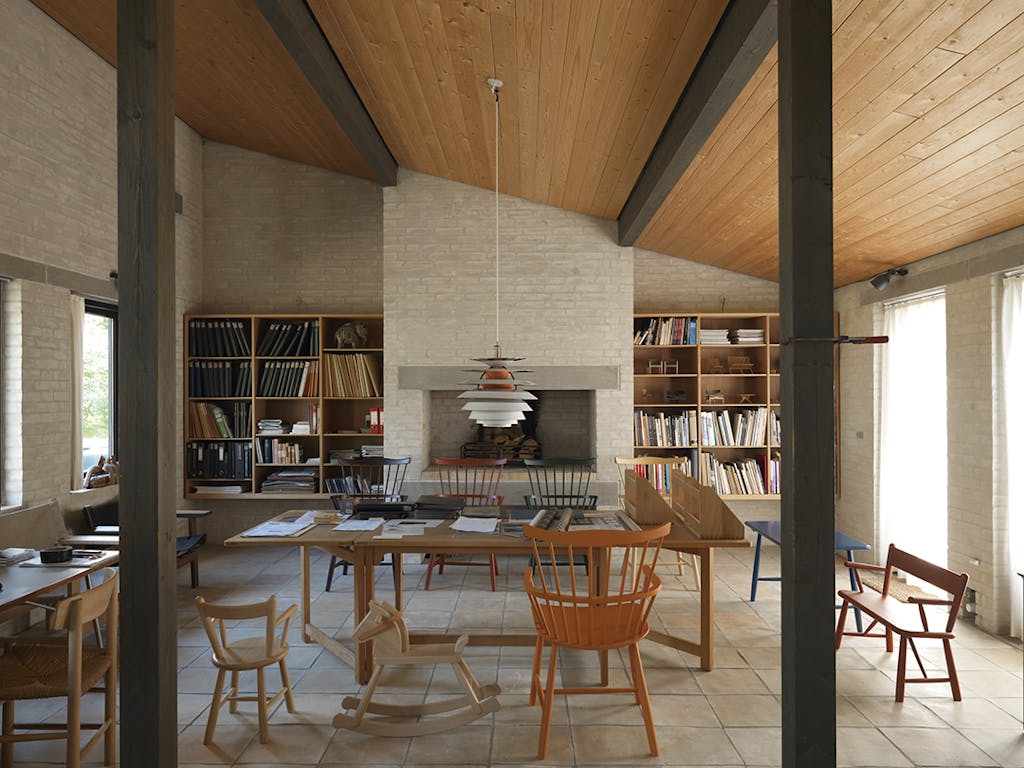 designklassiekers sieren het vakantiehuis van Børge Mogensen designklassiekers sieren het vakantiehuis van Børge Mogensen