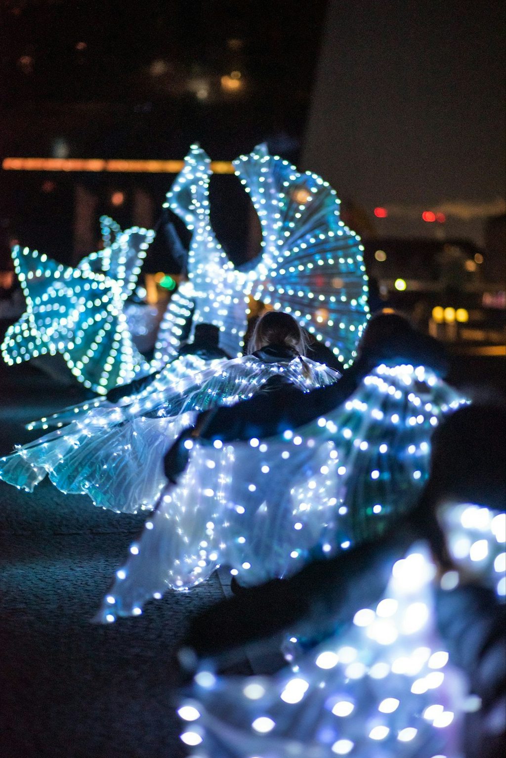 Lysdansere til Copenhagen Light Festival Lysdansere til Copenhagen Light Festival