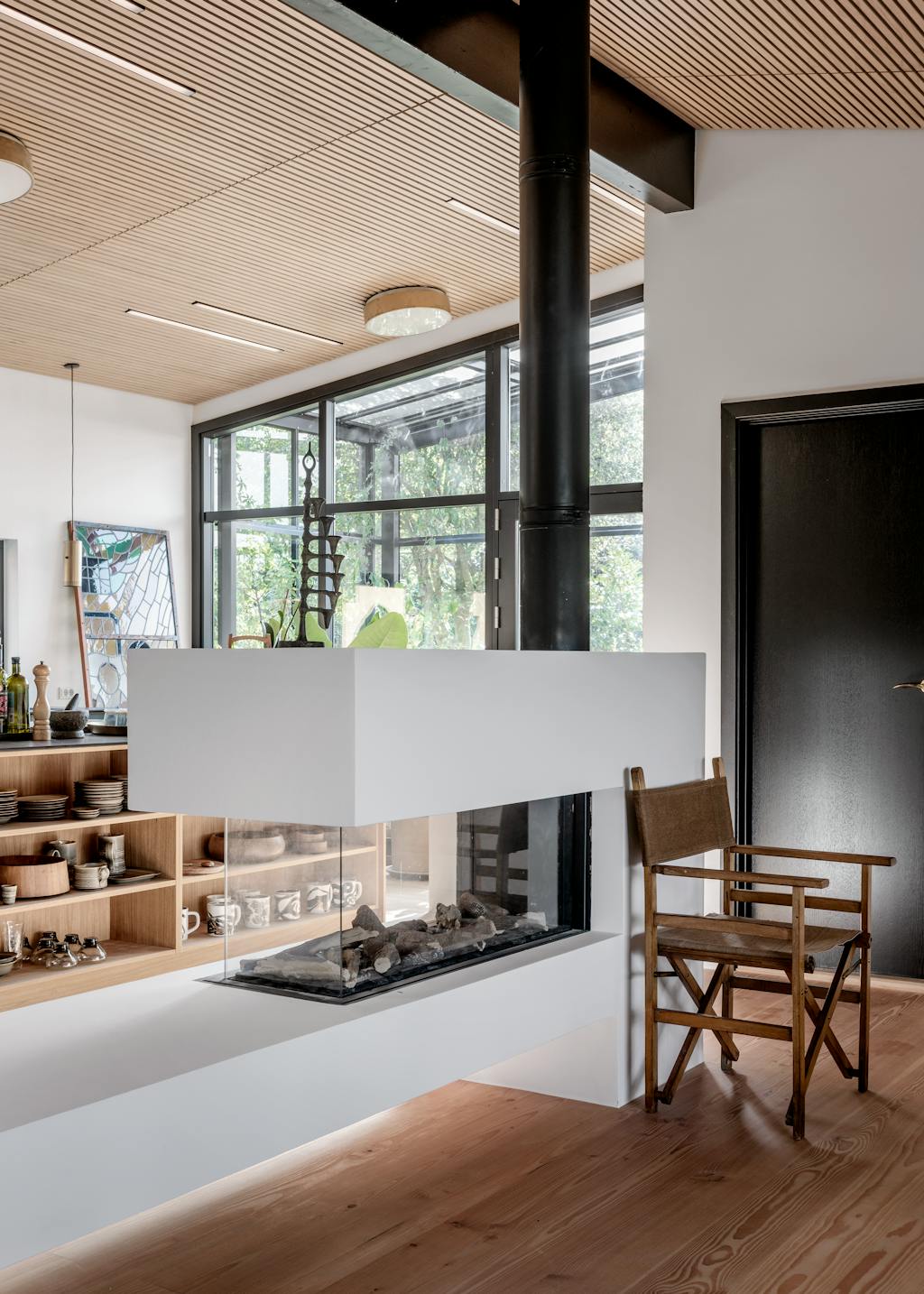 woonkamer natuur modern