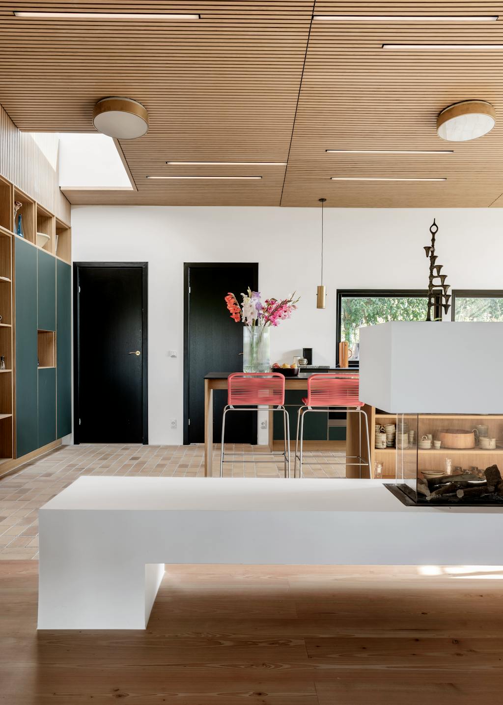 natuurlijke eetkamer hout