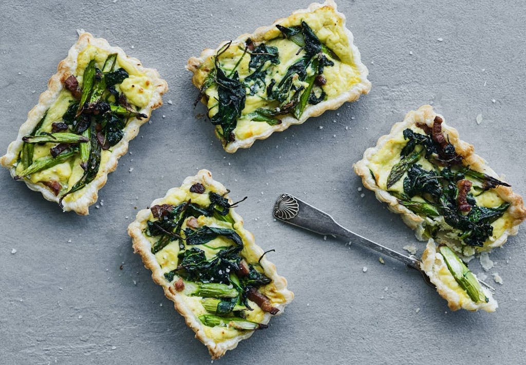 Hurtig aftensmad: Asparges tærter