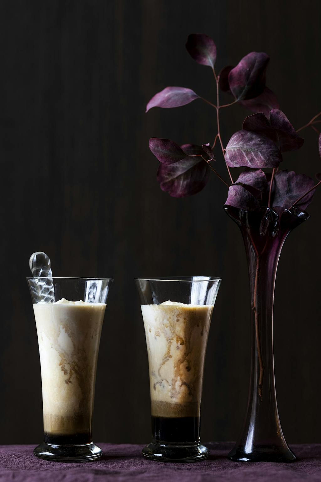 Inspiration til dessert: Coffee shake med vanilje, kokos og kahlüa