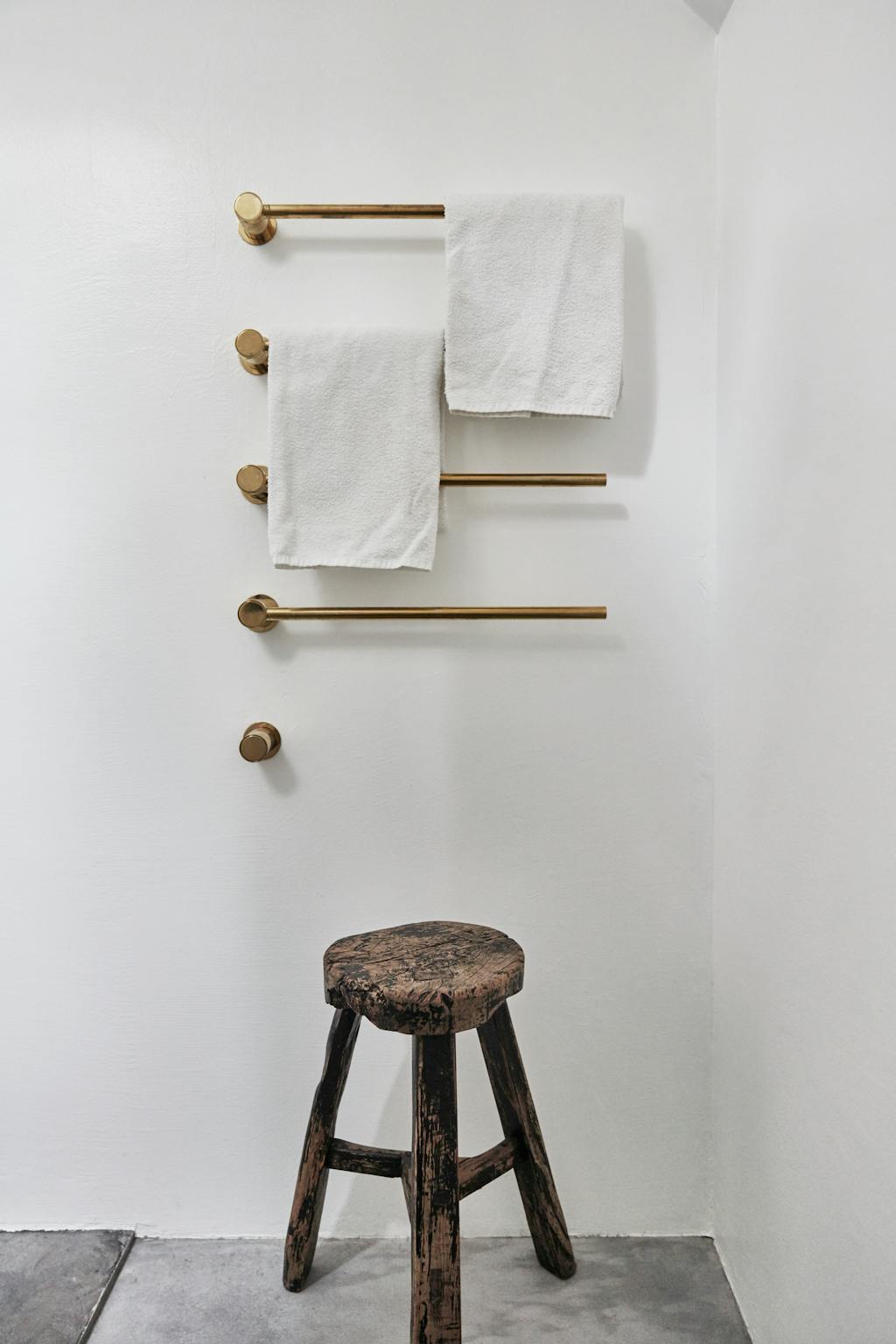 MESSING HANDDOEKHOUDERS