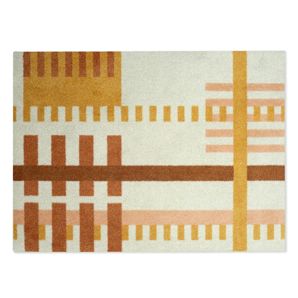 heymat_loom-bauhaus-brick_verakyte_85X115_hvit heymat loom bauhaus brick vera kyte