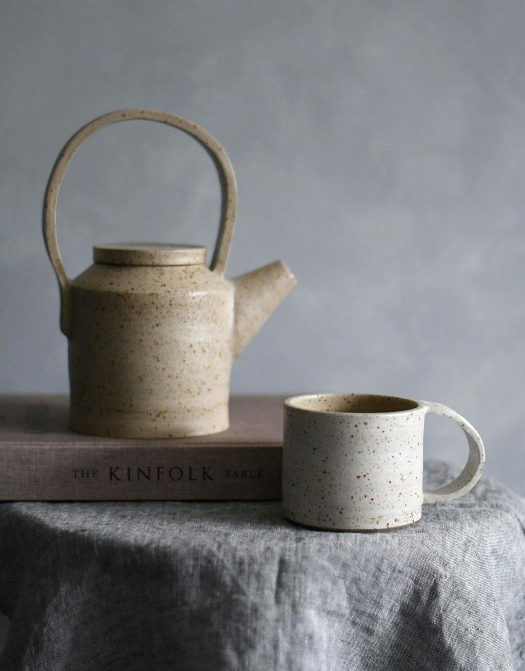 keramische theepot imre bergmann