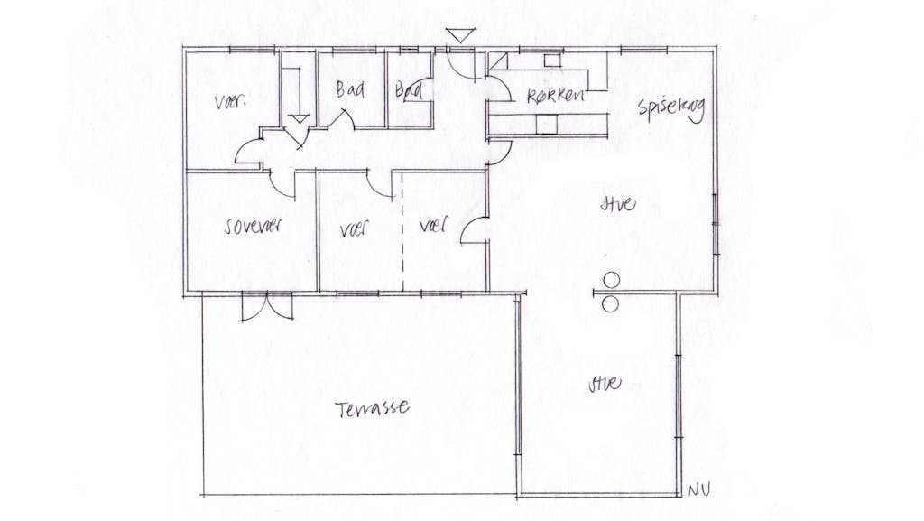 Den nuværende planløsning