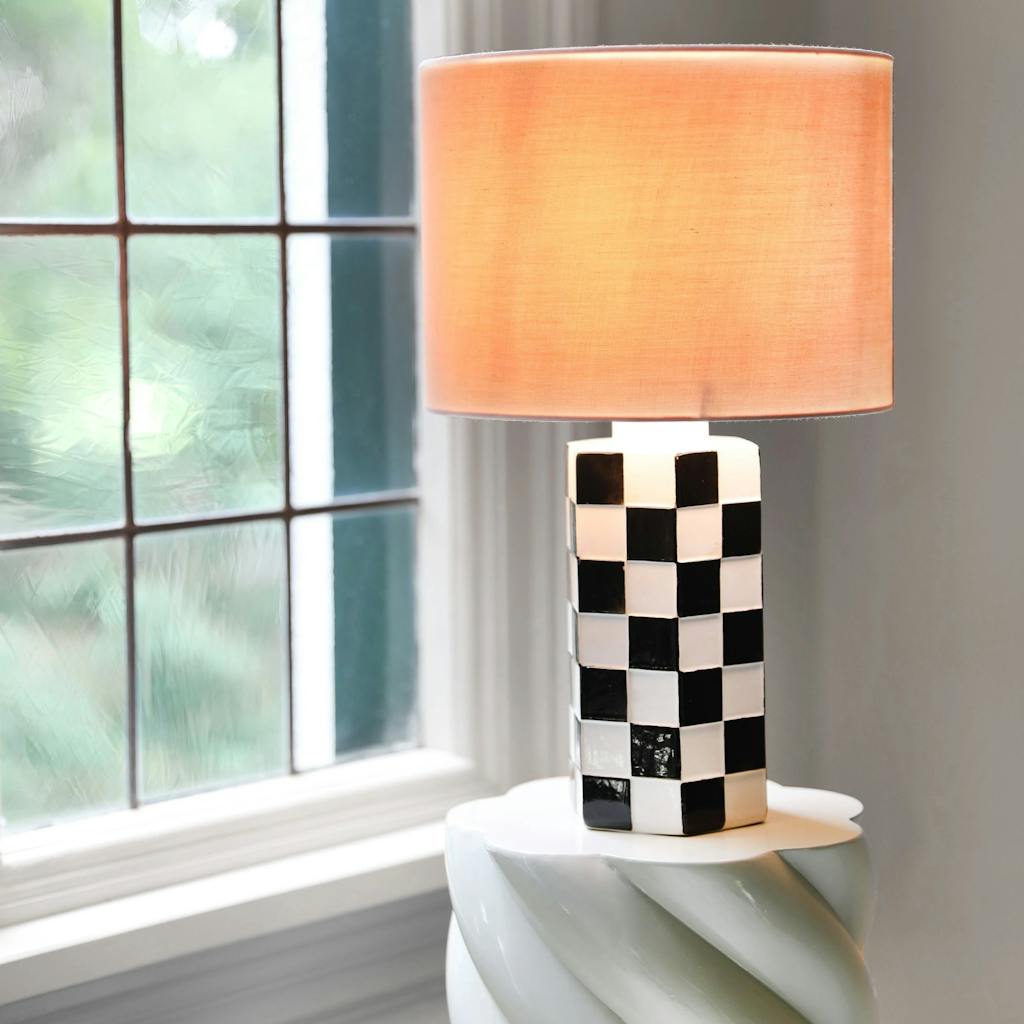 Check Lamp - Black Check Lamp - Black