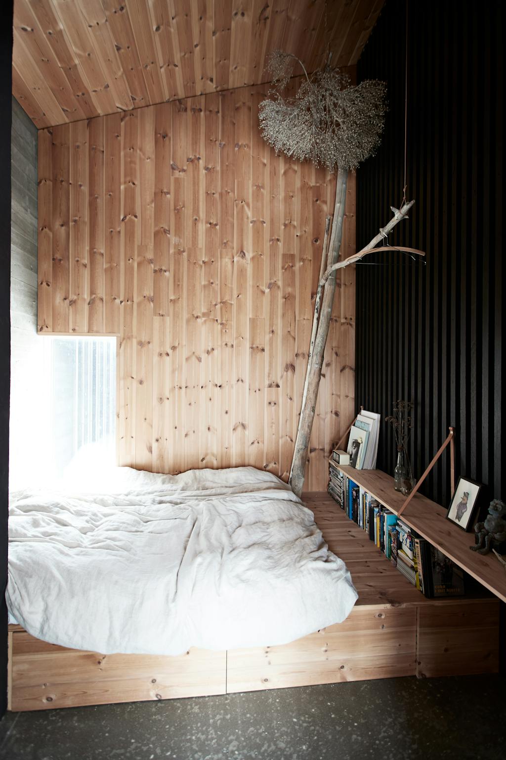 DE SLAAPKAMER bevindt zich in de donkere kern.