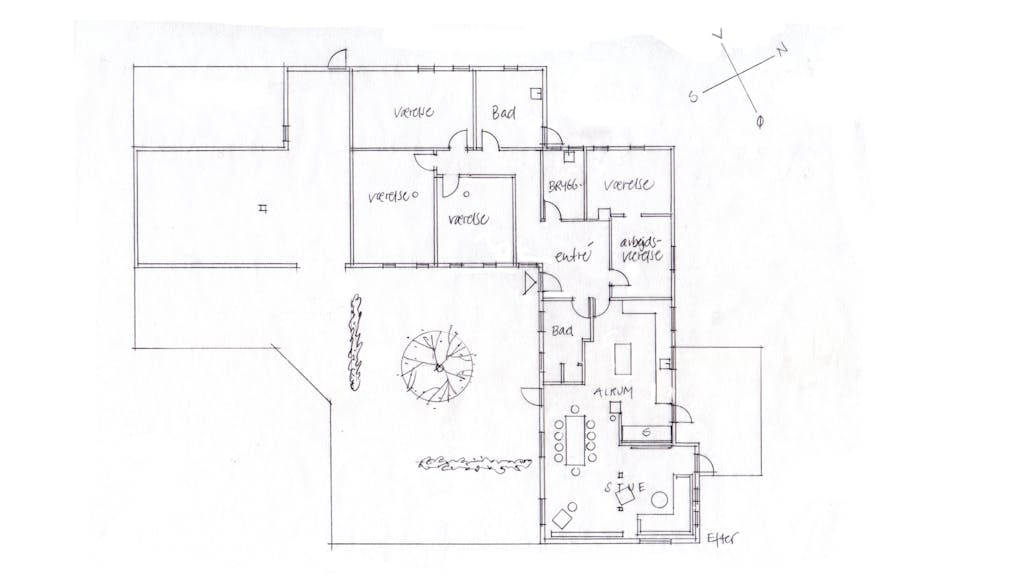 Forslag til ny plantegning