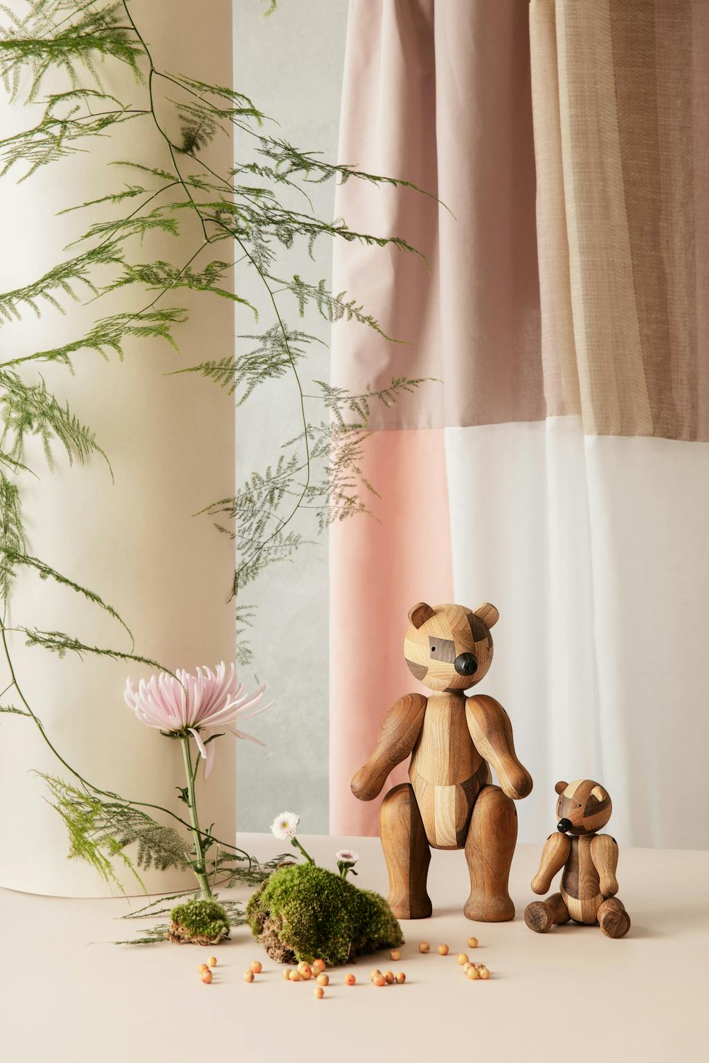 Reworked De verjaardagsberen in resthout van Kay Bojesen Denemarken