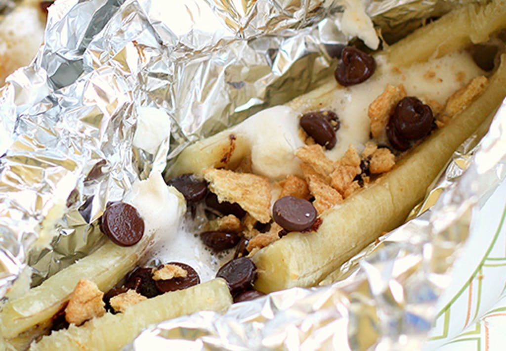 Enkel og rask dessert på 5 minutter: banan