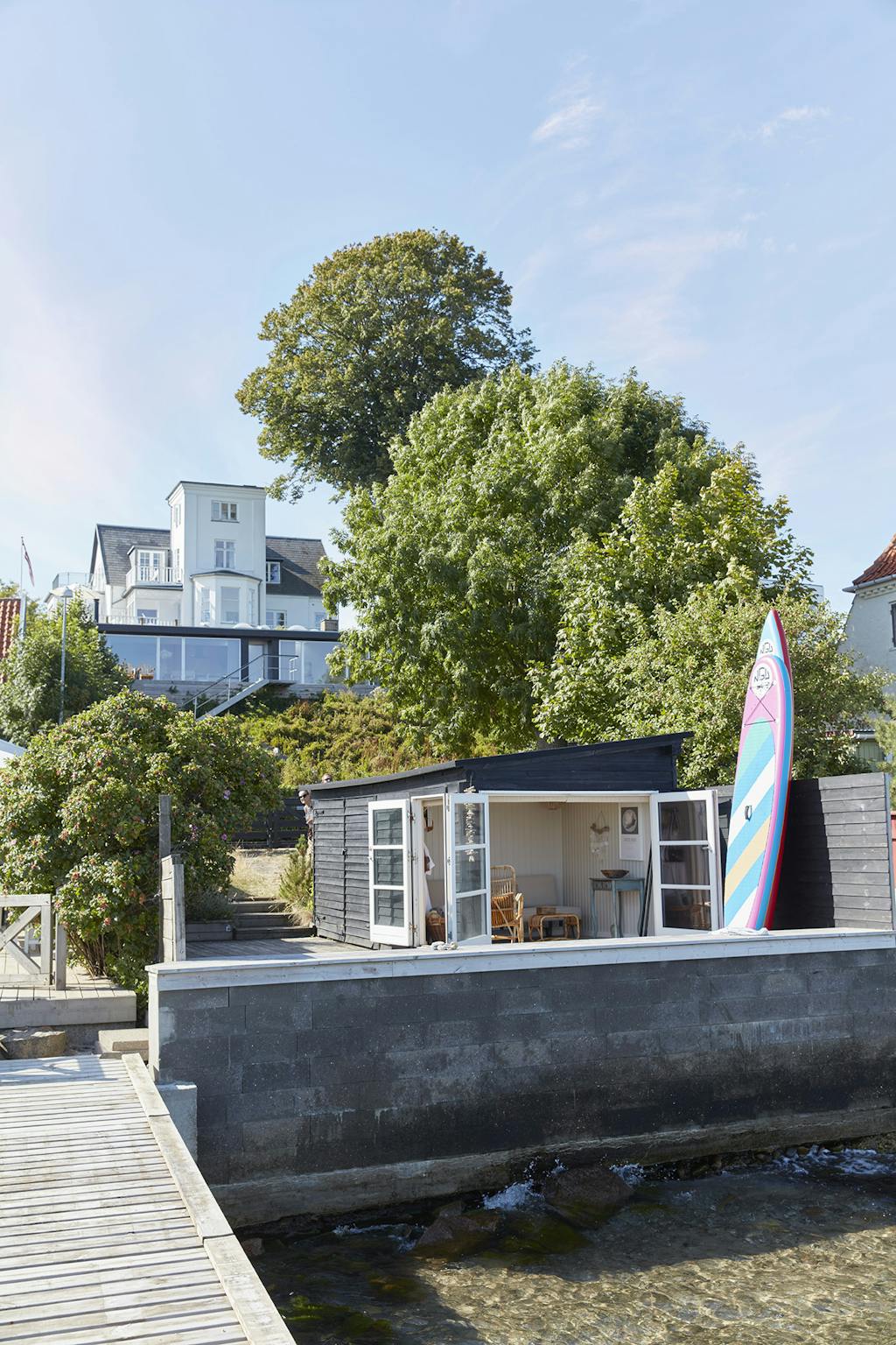 Villa med privat strandhus Villa med privat strandhus