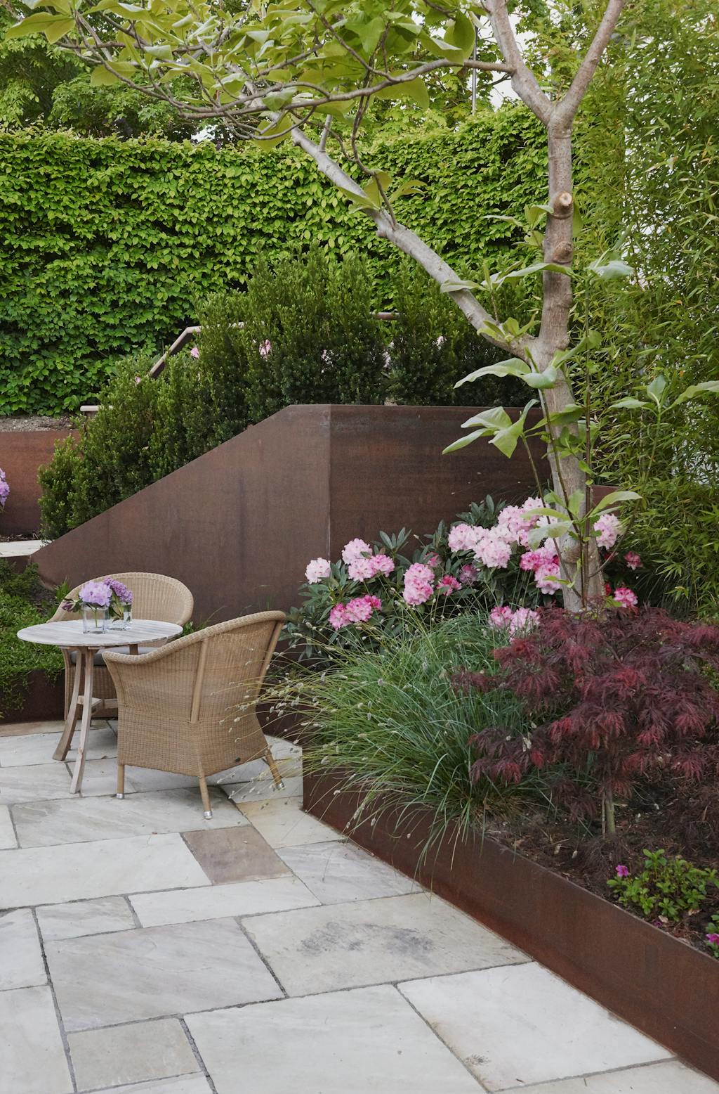 Have med bede i miksede farver