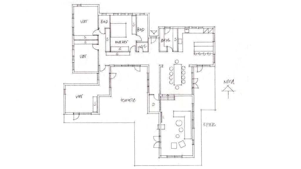 Forslag til ny plantegning