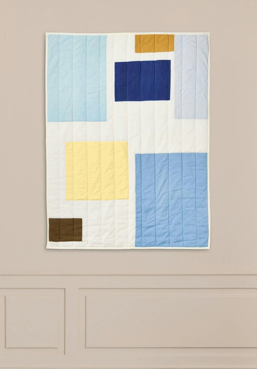 JOU QUILTS MOONA QUILTET VÆGTÆPPE | 90 X 120CM