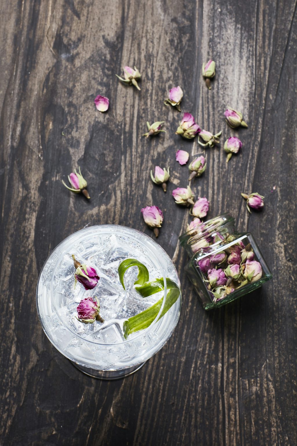 Ginbotanicals zomer glas drankjes gin tonic botanicals