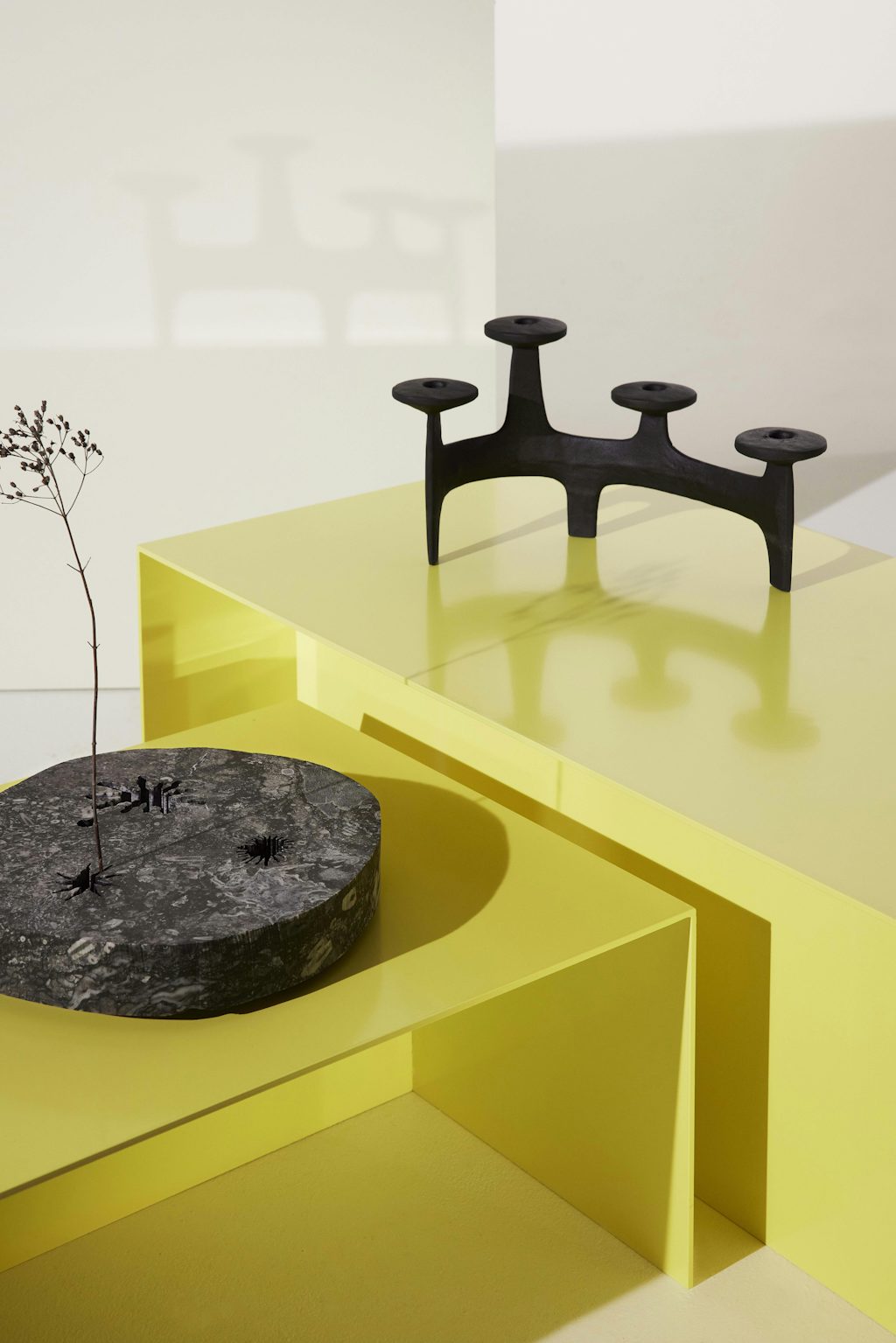 Matter-by-Norwegian-Presence_Flower-tray-Mare-2022-by-Tron-Meyer_Candelabra-Nunatak-by-Nedre-Foss_Aluminium-by-Hydro-powdered-coated-by-Jotun_highres_print