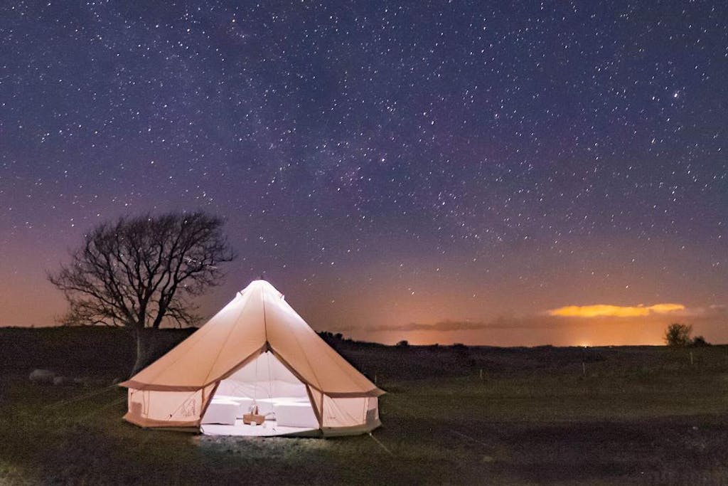 Teltlejr på Sølballegaard Teltlejr på Sølballegaard