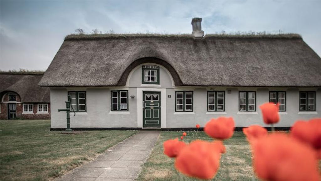 Fanøhus, stråtrægtshus