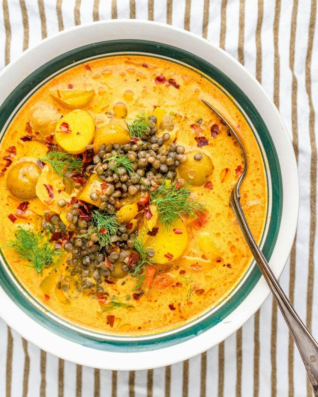 Cremet linsesuppe Cremet linsesuppe