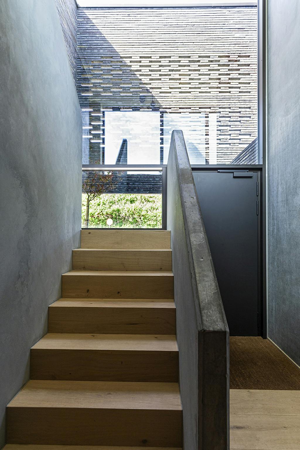 Moderne hus med gode materialer