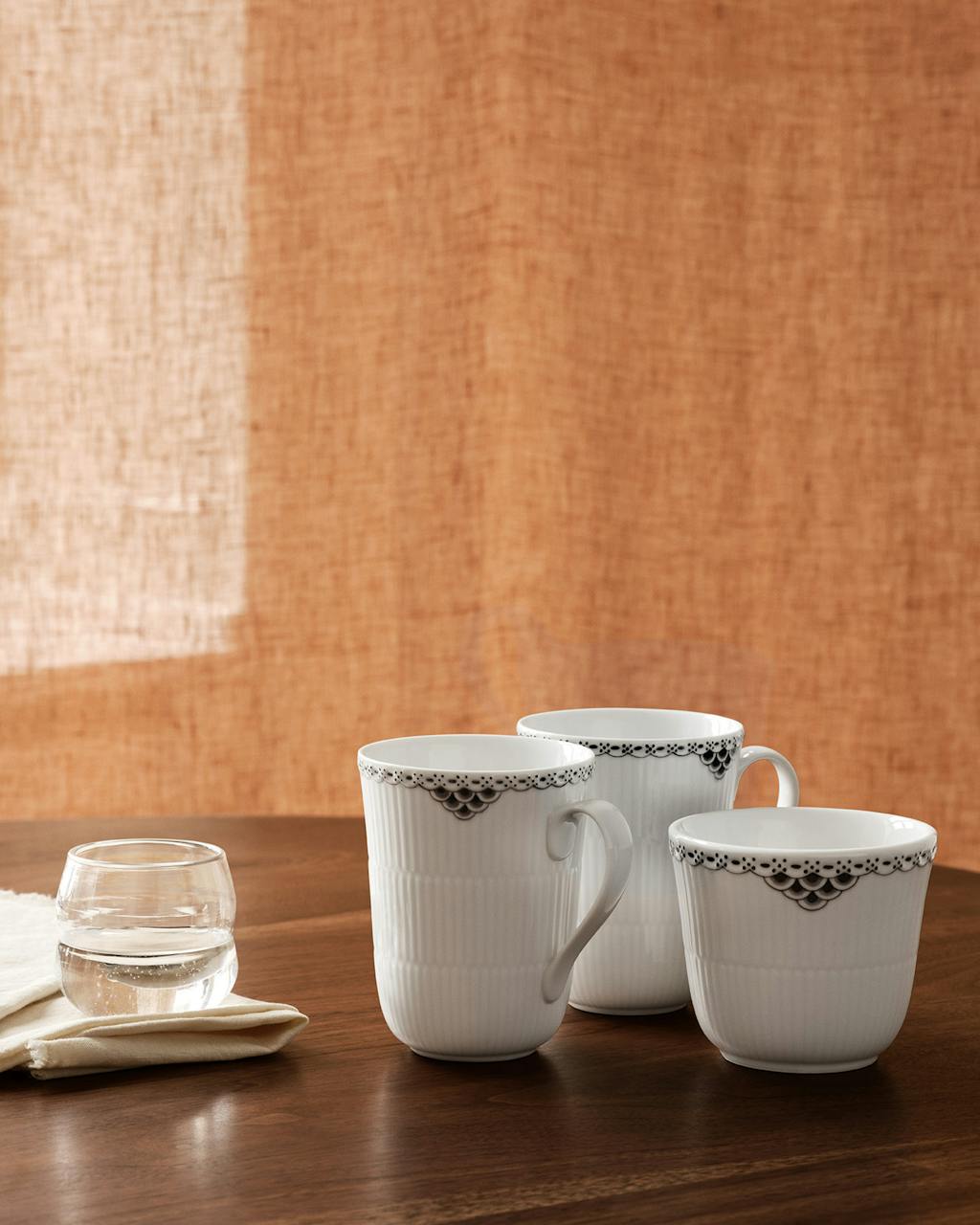 Royal Copenhagen riflet sort halvblonde og sort blonde - nyhed 2023