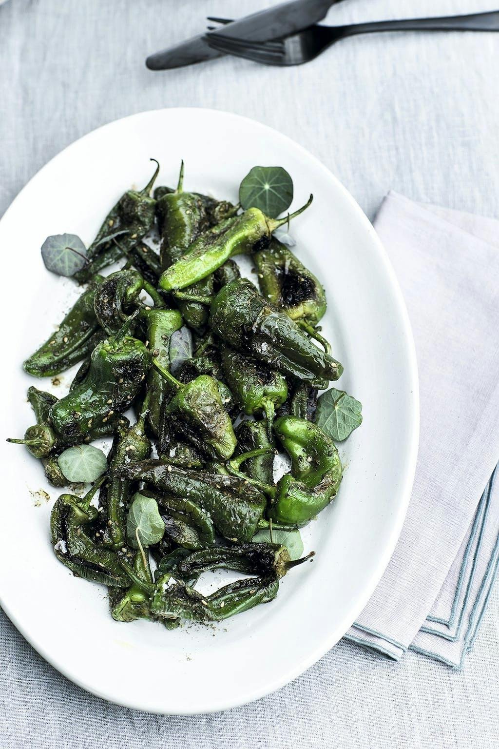 Padronpepper med za'atar