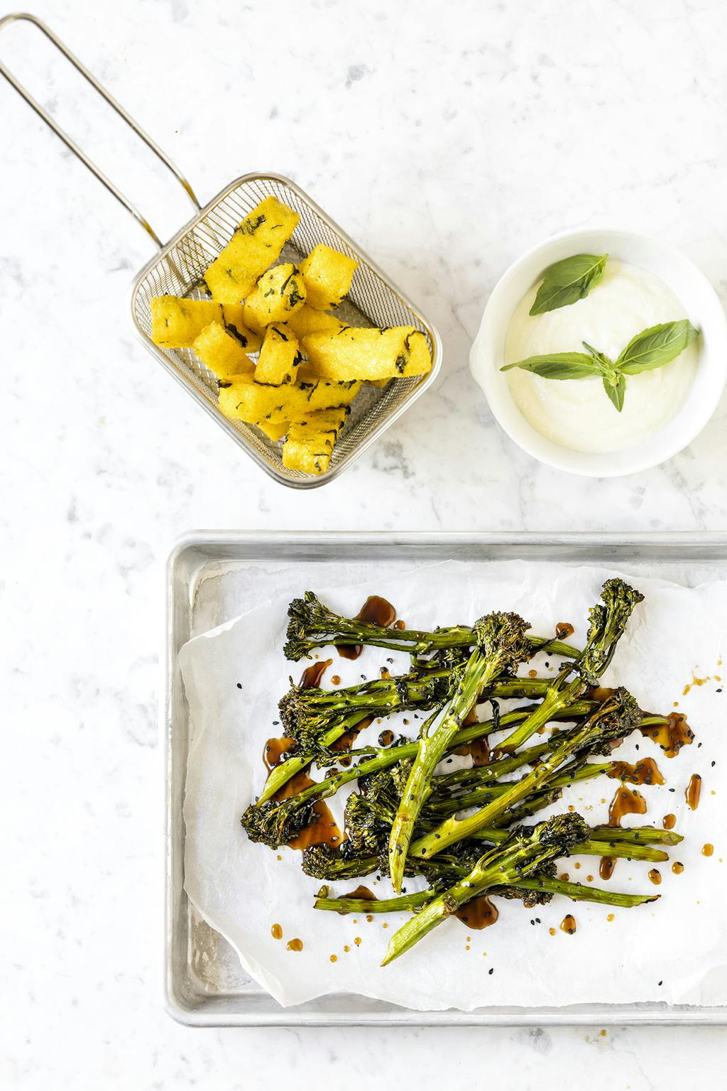 Polenta med fetacreme