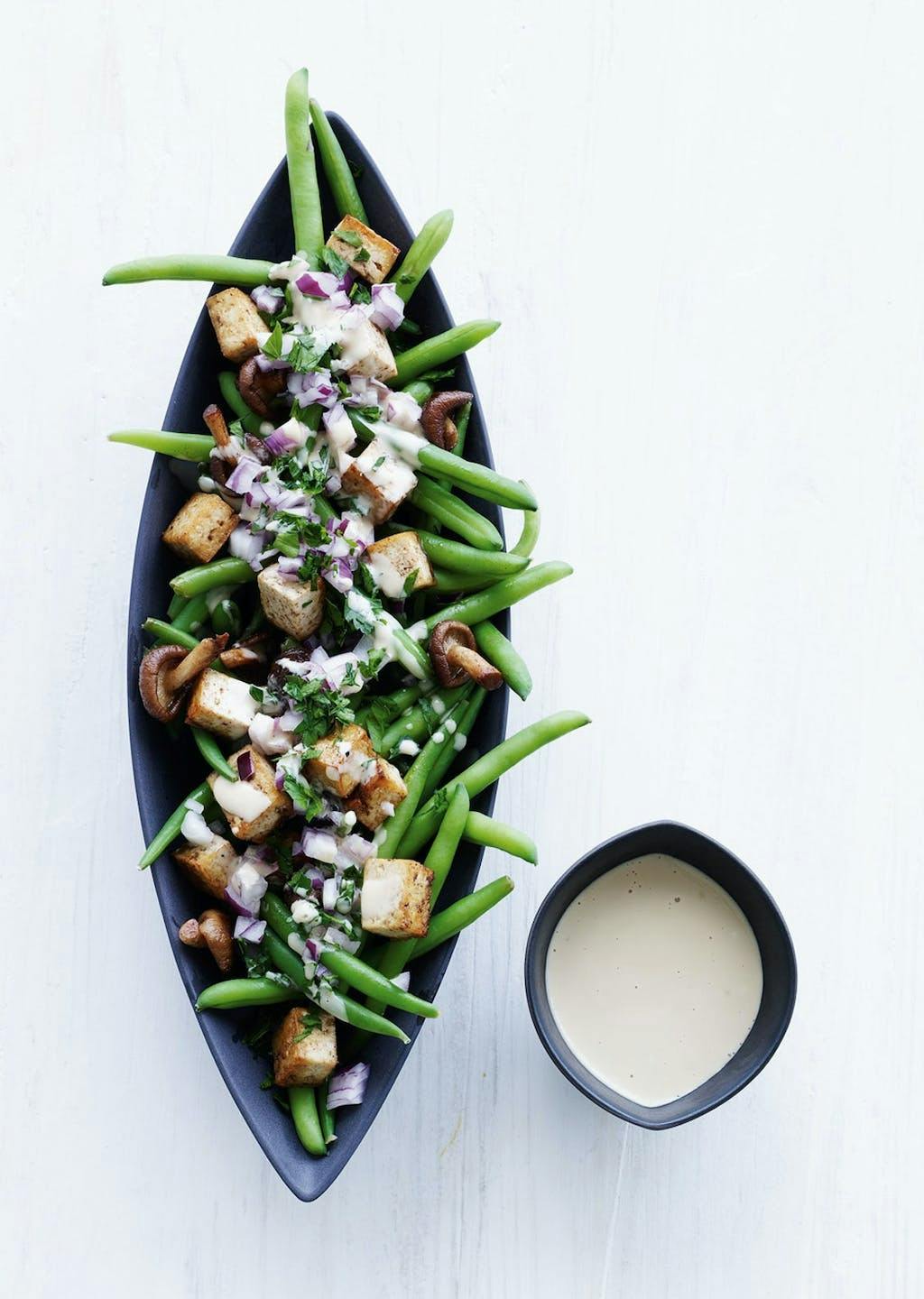Makkelijke en snelle vegetarische salade