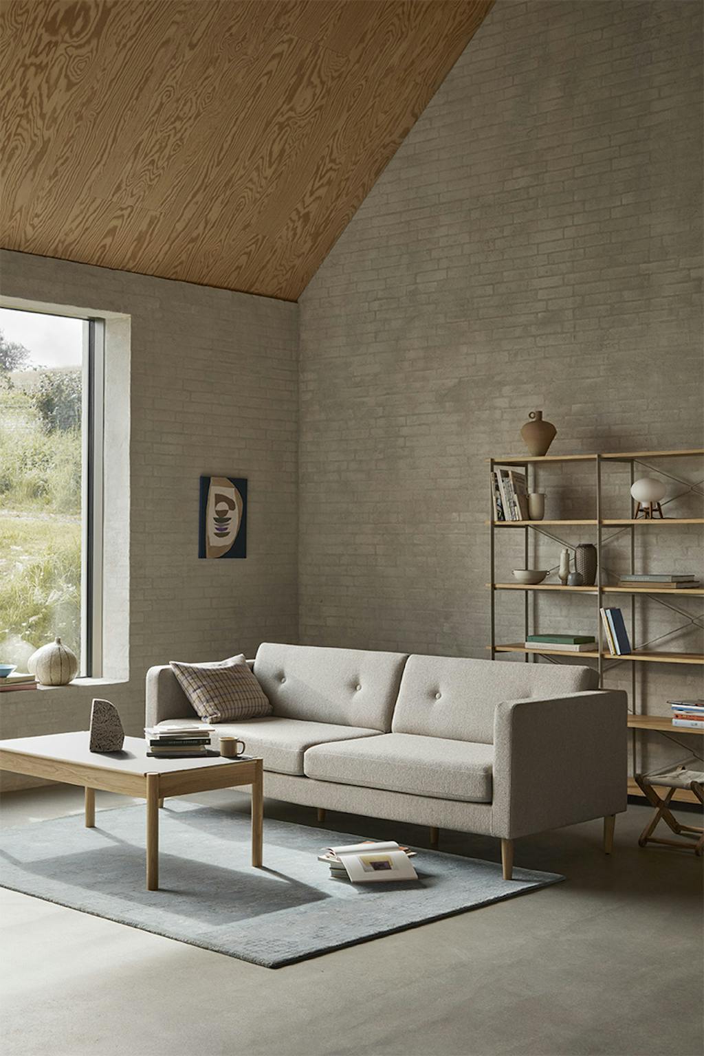 Firhøj sofa FDB Møbler
