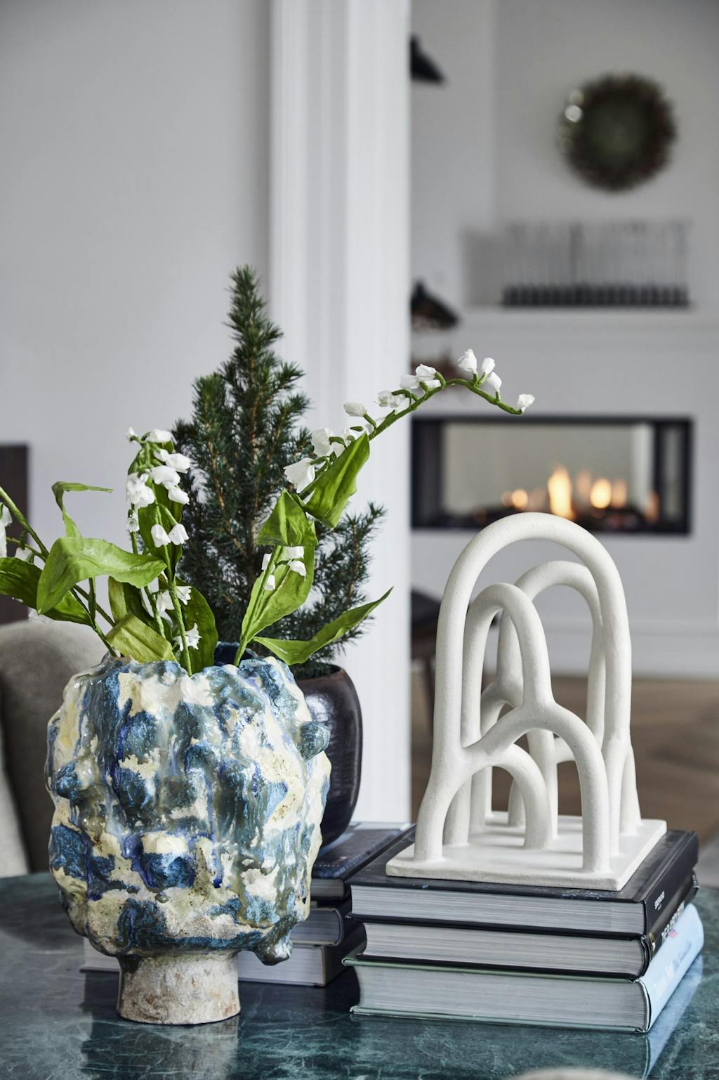 Keramik vase og skulptur Keramik vase og skulptur