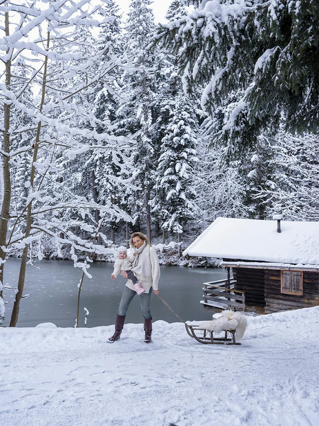 Marisa Daut med datteren Marisa Daut med datteren