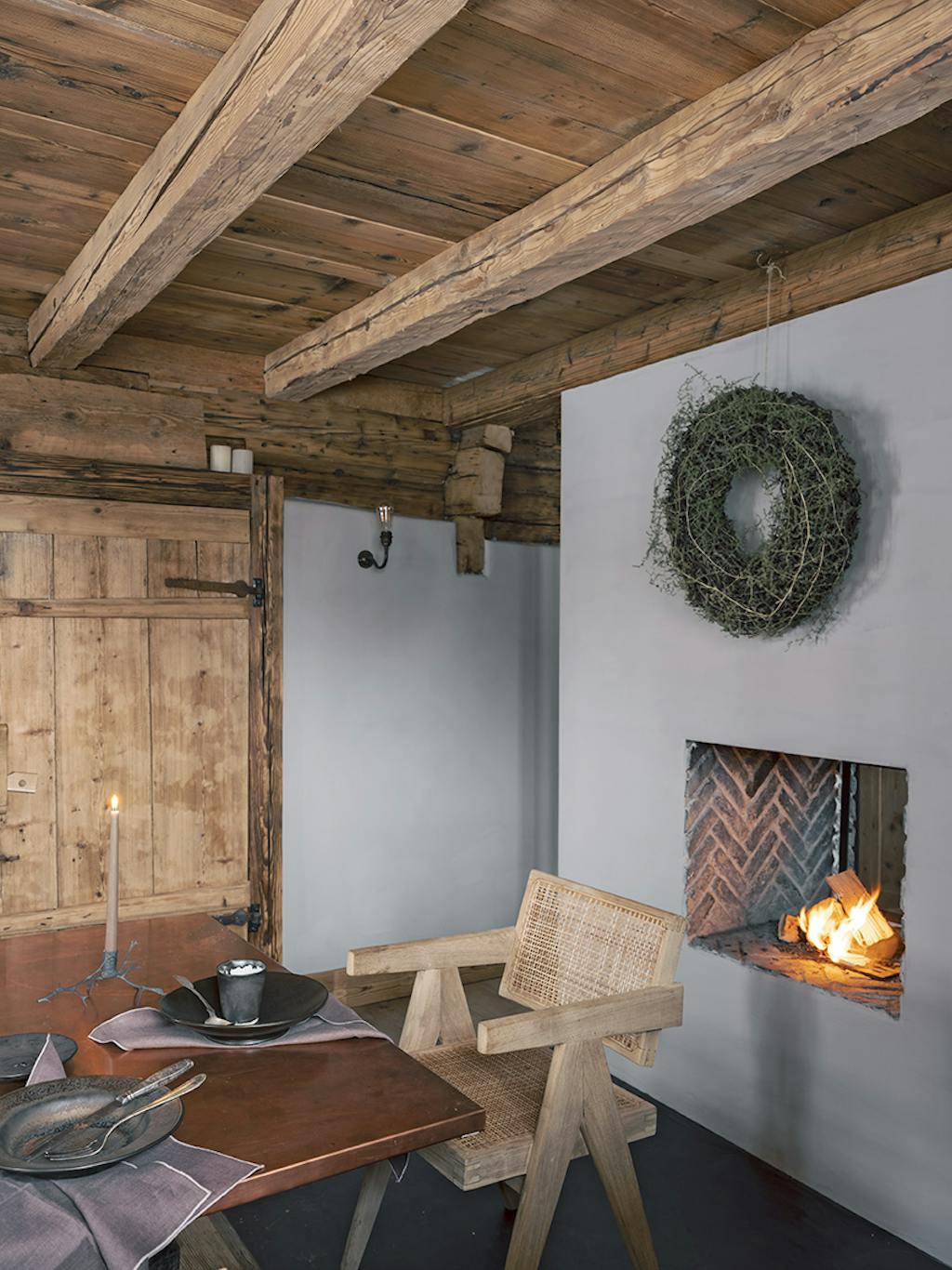 Hyggelige stunder ved pejsen Hyggelige stunder ved pejsen