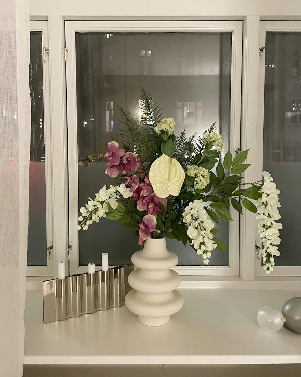 Kunstig buket fra Silkeplanter.dk