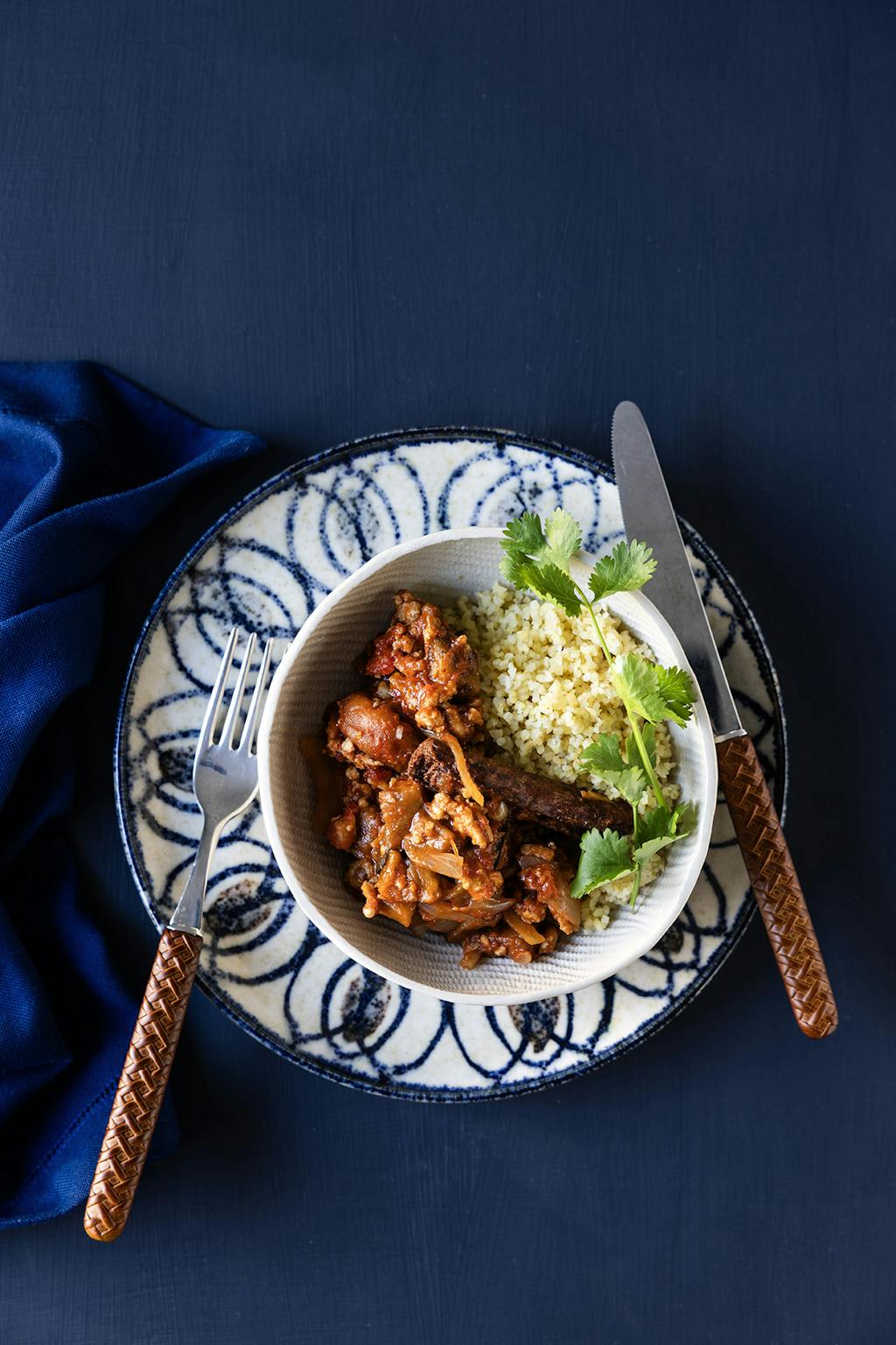 Marokkansk kødsauce med bulgur